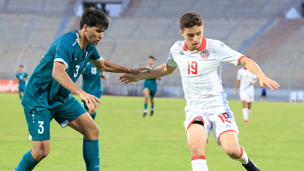 المنتخب الأولمبي التونسي يواجه نظيره العراقي